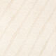 Berbere carpet beni ouarain ecru corridor with relief bands 303 x 78 cm