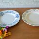 Lot of 2 mismatched old plates