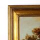 Old painting signed by Christian Georg Schütz I, landscape from the 1700s.