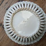 Corbeille tressée en faïence