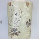Brutalist folk art lamp 73 cm, turned wood