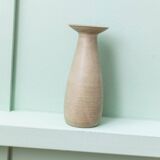 Beige Studio Keramik Ceramic Vase by Heinz Pelzer – West Germany, 1970s Mid-Century