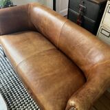 Leather bench