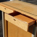 French Vintage Lemon Drawer Cabinet-Bar Cabinet-Neoclassical Style-90s