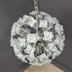 Mid century glass sputnik chandelier, 1970s