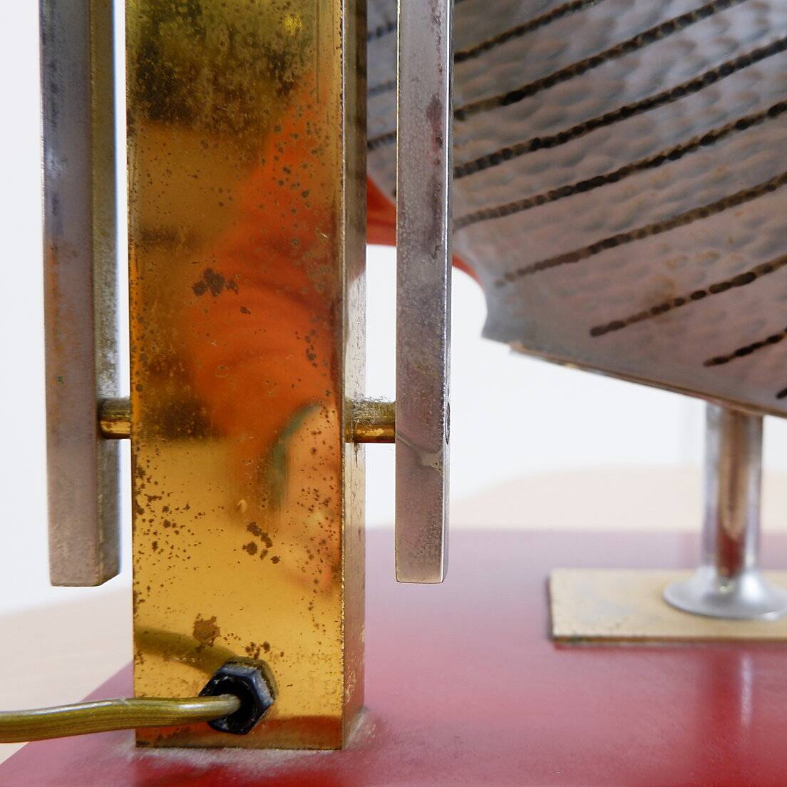 Giulia Mangani for Oggetti Porcelain Sculpture of Fish table Lamp