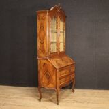 Elegant double-body Italian display cabinet from the 1950s