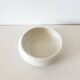 Matte white ceramic bowl, 1950s