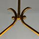 Venetian chandelier in colorless Murano glass, "Vetro à reticello" cut, circa 1950