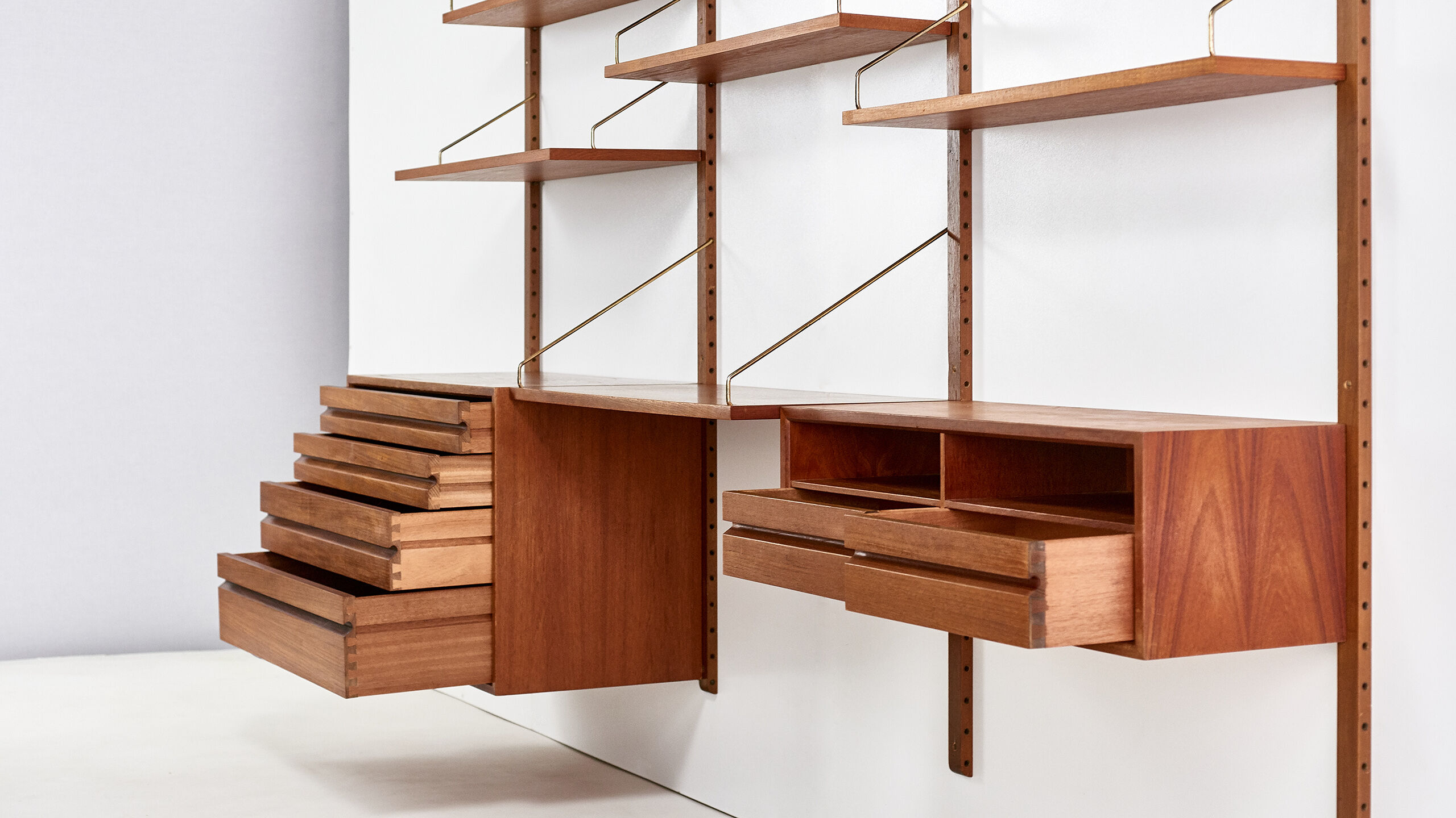 Poul Cadovius for Cado, "Royal System" wall unit, Denmark 1950