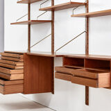 Poul Cadovius for Cado, "Royal System" wall unit, Denmark 1950