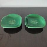 Set of 2 MoëtetChandon vintage cup, empty pockets, coasters or bottle bottoms.