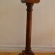 Wooden column pedestal in Louis XVI style, height: 93 cm.