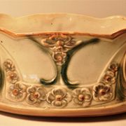 Digoin ceramic Art Nouveau dabbling garden