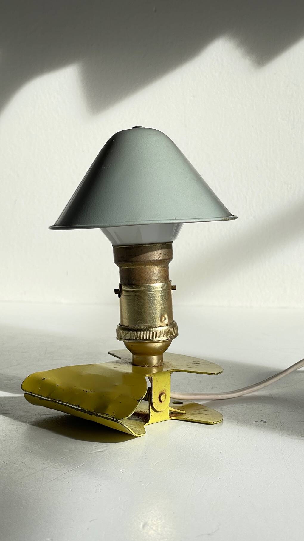 Vintage mushroom spotlight lamp
