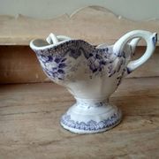 Iron earth gravy boat, Bouquet Creil & Montereau model, early 20th century