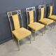 Vintage brass dining chairs by Belgochrom, 1970s