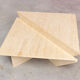 Post-modern triangular travertine lounge coffee tables, 1970s