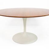 Ensemble de table à manger et six chaises Space-Age Tulip des années 1970 par Eero Saarinen pour Knoll