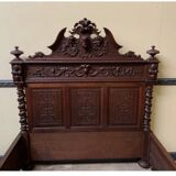 Antique monumental Neo-Renaissance bed