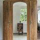 Armoire Art déco, 3 portes, 1 miroir, sablée