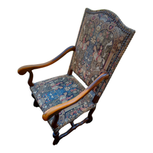 fauteuil trône ancien