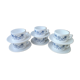 Set of 6 cups of tea or chocolate vintage in arcopal