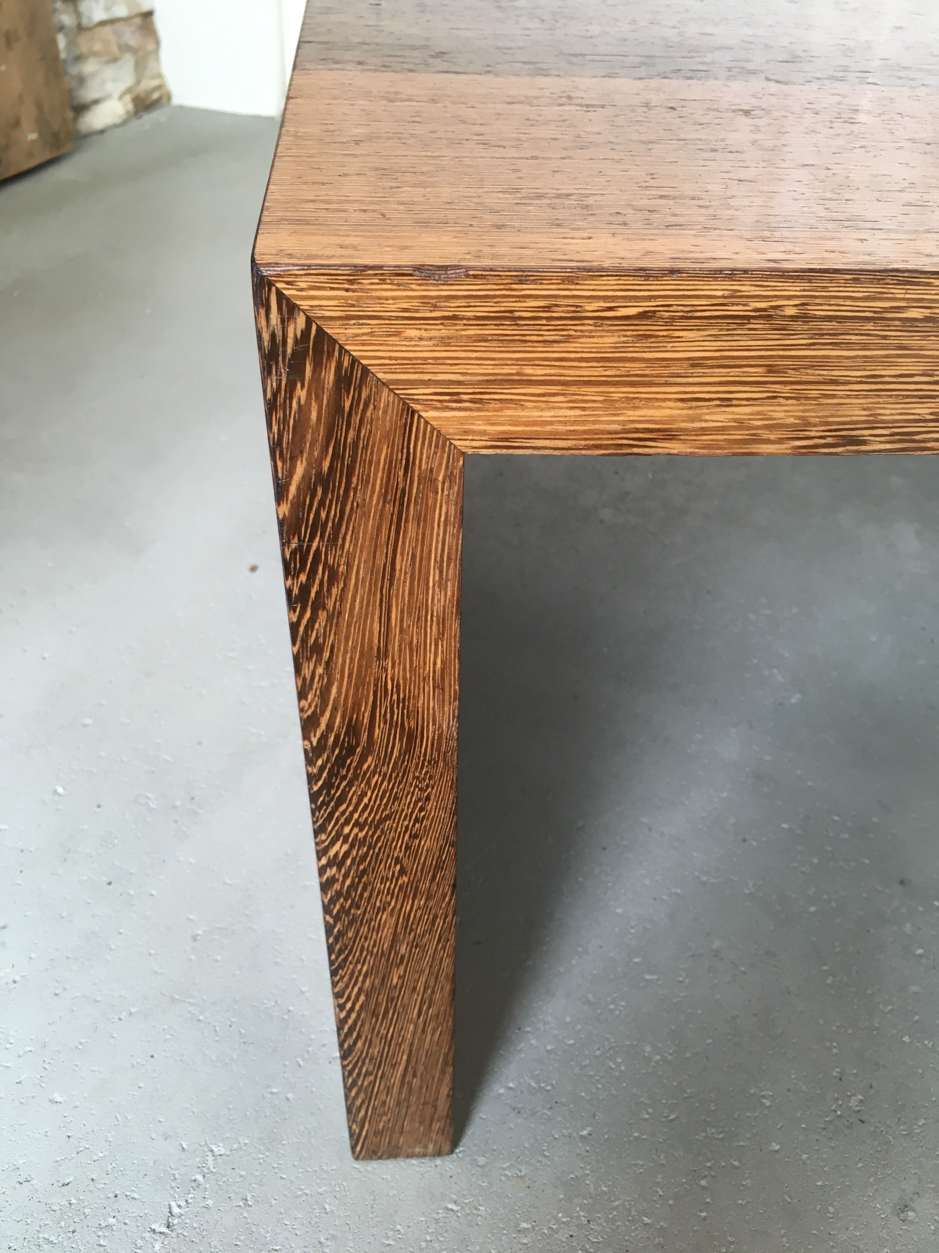 Wenge massif coffee table design den Wim Boon