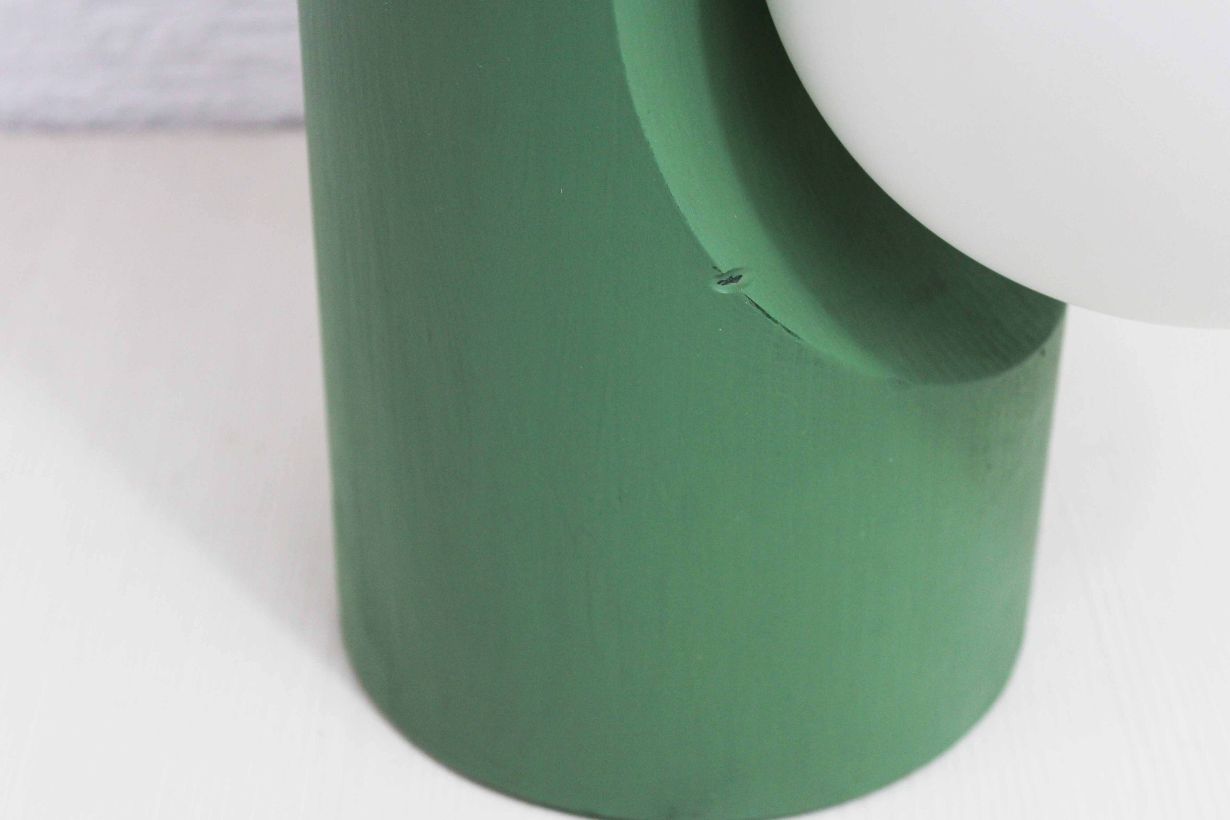 Table or hanging lamp, wood and glass, 1970