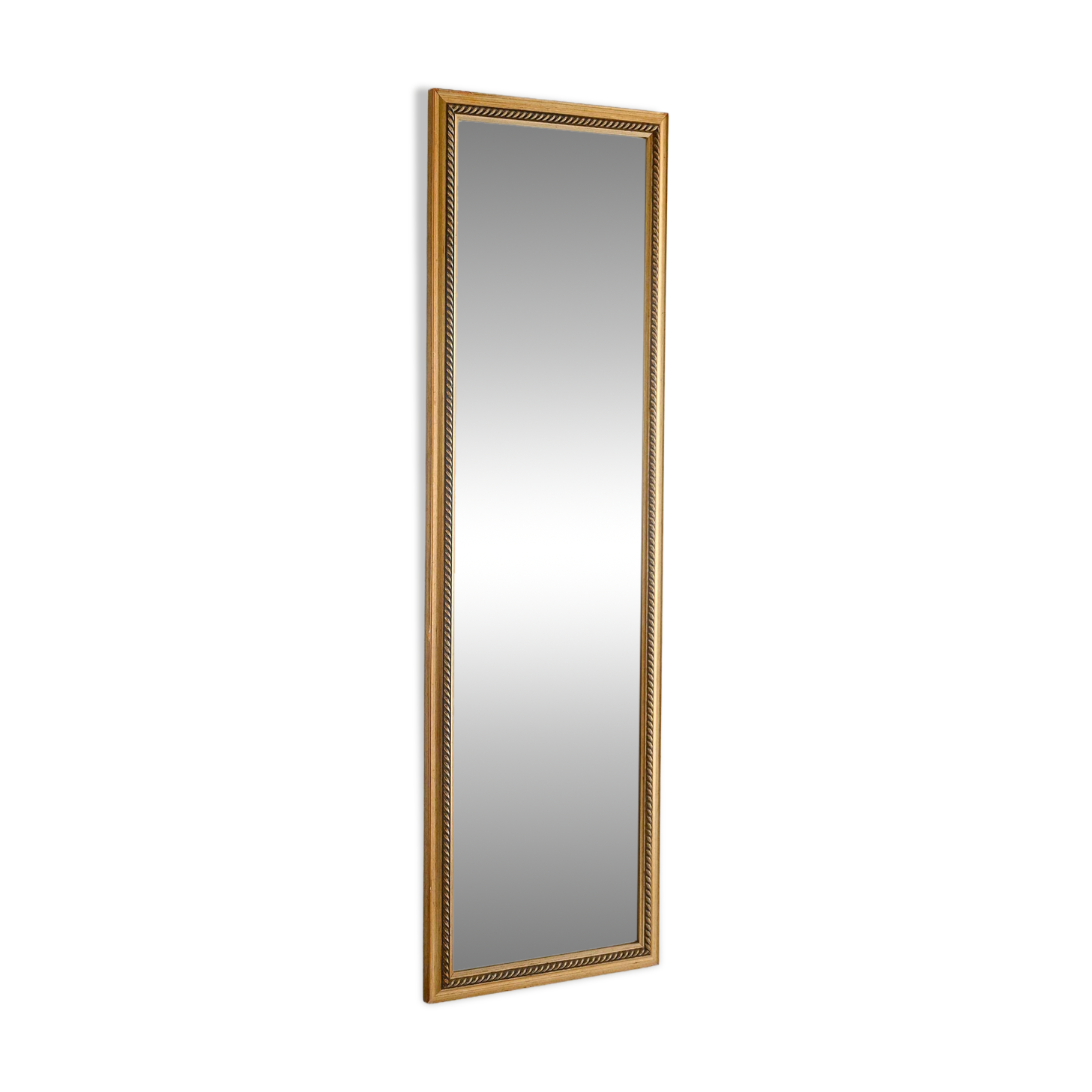1970s Scandinavian gold lacquered mirror