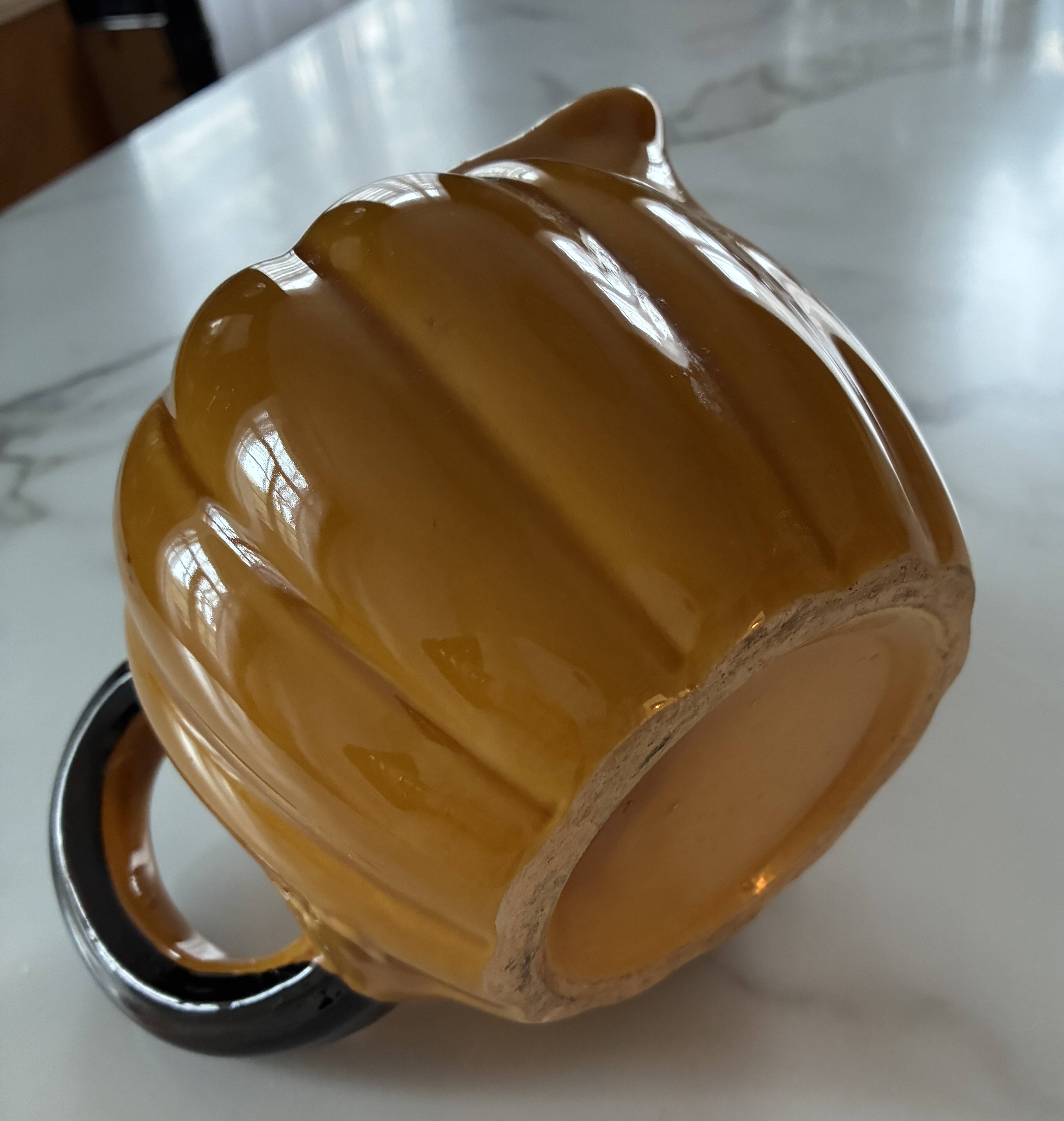 Vintage pumpkin pitcher