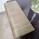 Art Deco coffee table in lacquer and brass