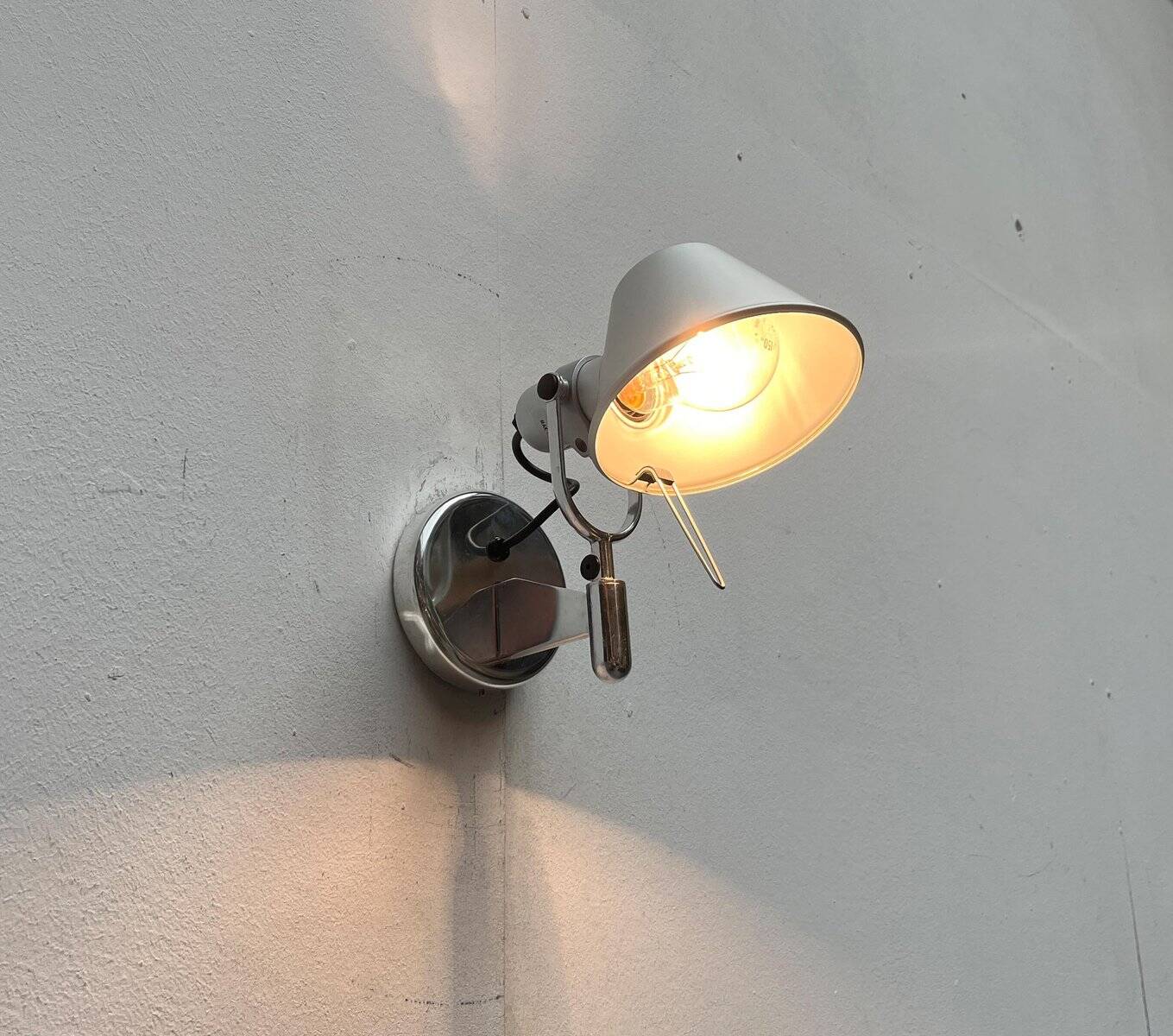 Tolomeo wall lights Faretto Italian by Michele De Lucchi and Giancarlo Fassina for Artemide, set of 2