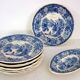 Lot de 8 assiettes et 1 plat Burgenland Villeroy & Boch vintage