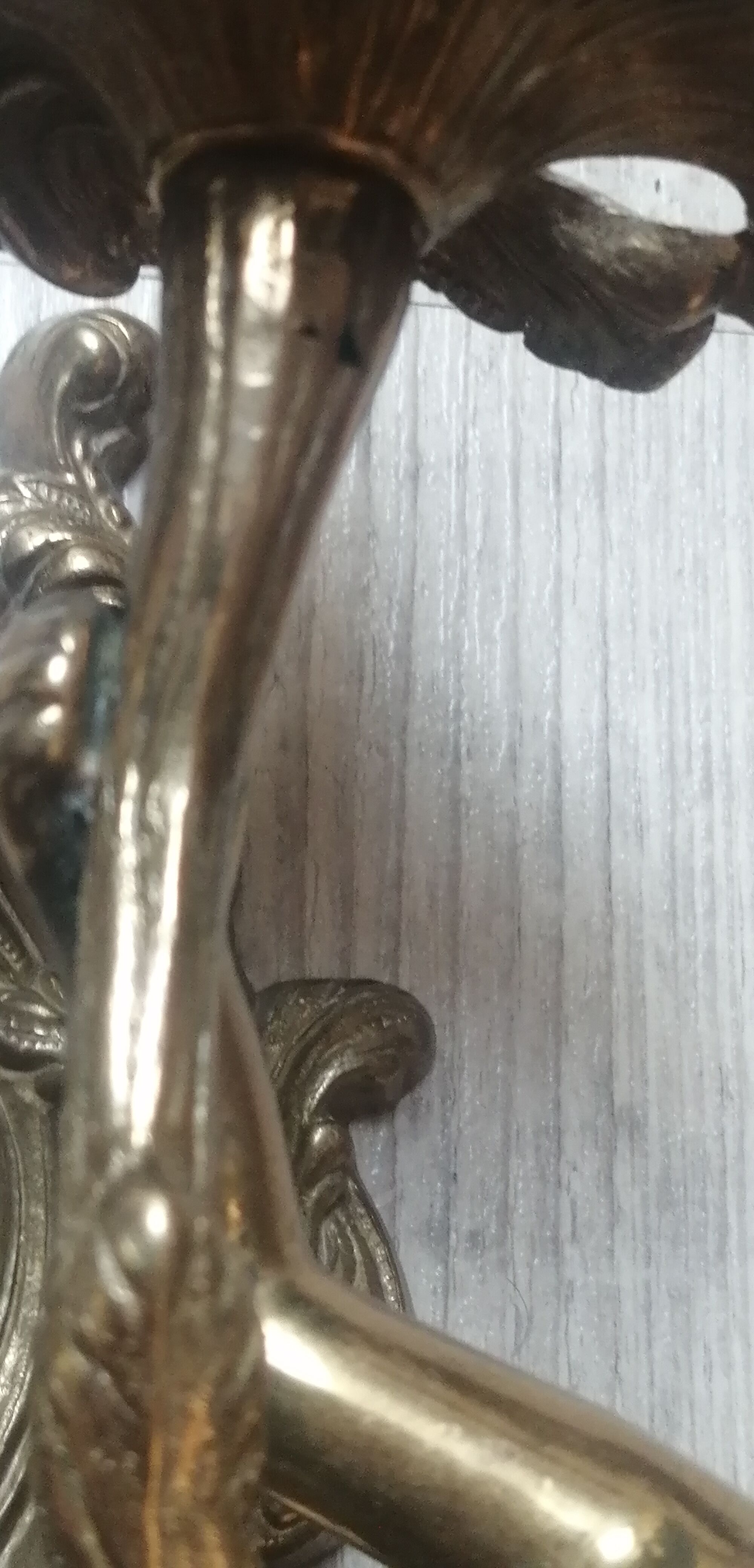 Paire d'appliques en bronze ,anges ,angelots,chérubins