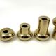 6 small brass candlesticks • Landskrona Mässing • Sweden • Circa 1978