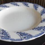 Ancien plat en terre de fer, Vermont et Blanchet