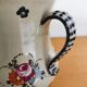 Antique vase in Italian ceramic with polychrome decoration.