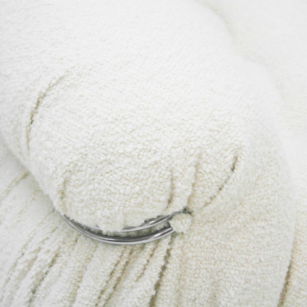 Tobia Scarpa Mid-Century Modern Bouclé Fabric "Soriana" Italian Sofa