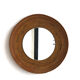 Italian rattan bamboo wall mirror, 1960s, 65 cm