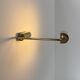 Applique vintage orientable en laiton, France, 1970