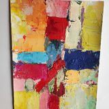 Original painting Modern abstract art Stael
