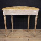 20th century Italian lacquered Louis XVI style console table
