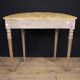 Console en laque italienne de style Louis XVI du 20e siècle