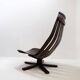 Vintage swivel armchair 1970 by Hans Brattrud for Hove Möbler