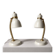 Pair of Norwegian desk lamps, attributed to Høvik Verk Norway.