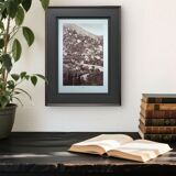 Cut, Corsica, vintage, photo board printed in 1935.