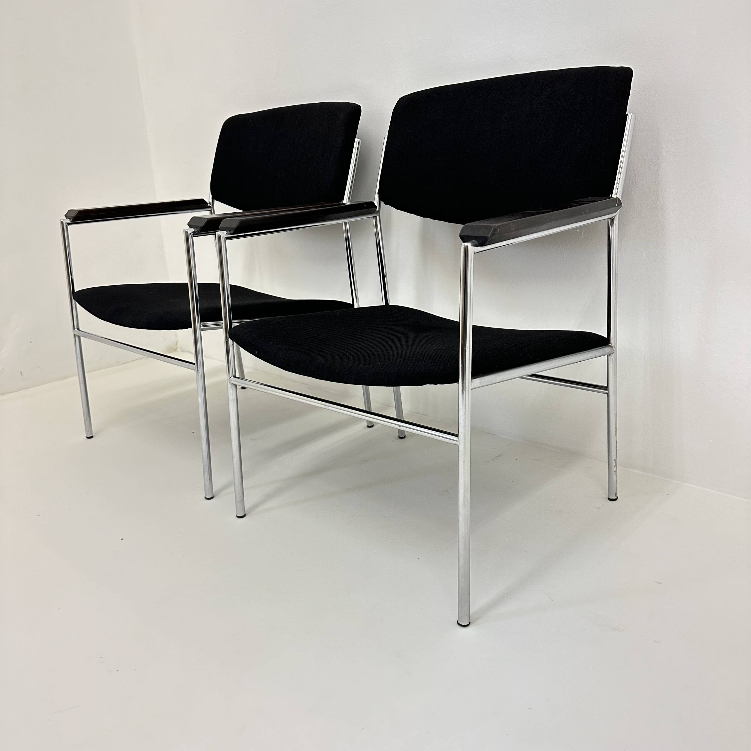 Gijs van der Sluis Minimalist Lounge chair , 1970s