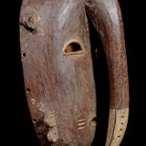 Art Africain Afrique Tribal - Masque Djimini Ligbi Kulango - 31 Cms