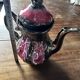 Vallauris Chrome Enameled Ceramic Teapot or Coffee Pot